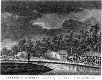 Battle Near Vreeswijk, 1787 by Unbekannt Unbekannt